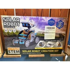 New 12-in-1 Solar Robot Kit STEM Building Toy Science Project Educational 10+